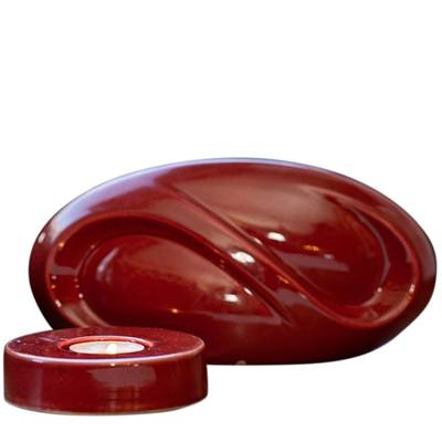 Eternity Red Keepsake Ceramic Urn